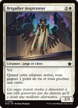 Brigadier inspirateur - Fondations de Magic: The Gathering