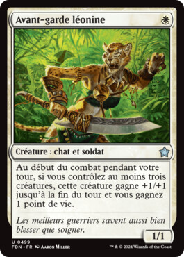 Avant-garde léonine - Fondations de Magic: The Gathering