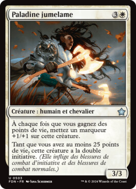 Paladine jumelame - Fondations de Magic: The Gathering