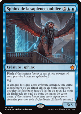 Sphinx de la sapience oubliée - Fondations de Magic: The Gathering