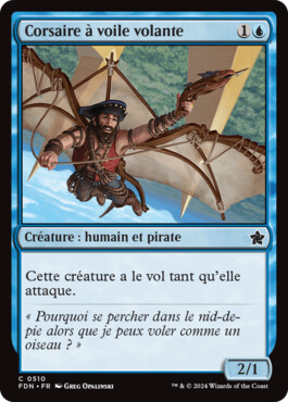 Corsaire à voile volante - Fondations de Magic: The Gathering