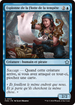 Espionne de la Flotte de la tempête - Fondations de Magic: The Gathering