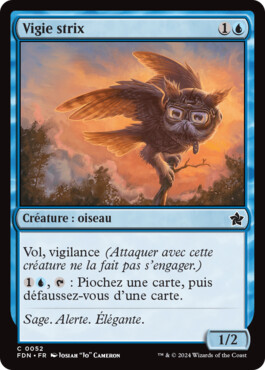 Vigie strix - Fondations de Magic: The Gathering