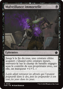 Malveillance immortelle - Fondations de Magic: The Gathering