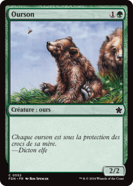 Ourson - Fondations de Magic: The Gathering