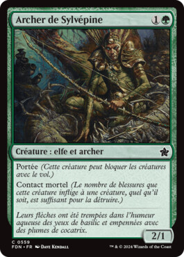 Archer de Sylvépine - Fondations de Magic: The Gathering