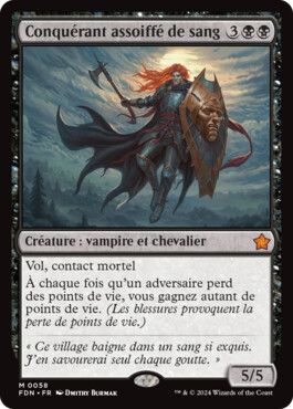 Conquérant assoiffé de sang - Fondations de Magic: The Gathering