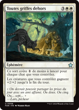 Toutes griffes dehors - Fondations de Magic: The Gathering