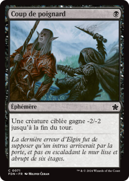 Coup de poignard - Fondations de Magic: The Gathering