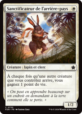 Sanctificateur de l'arrière-pays - Fondations de Magic: The Gathering