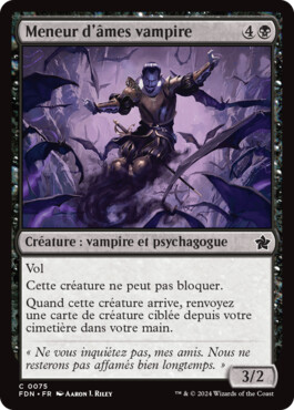 Meneur d'âmes vampire - Fondations de Magic: The Gathering