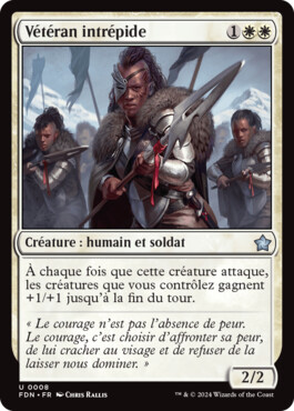 Vétéran intrépide - Fondations de Magic: The Gathering