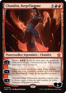 Chandra, forgeflamme - Fondations de Magic: The Gathering