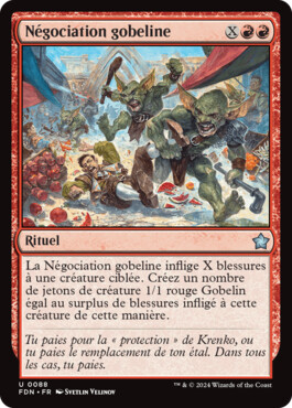 Négociation gobeline - Fondations de Magic: The Gathering