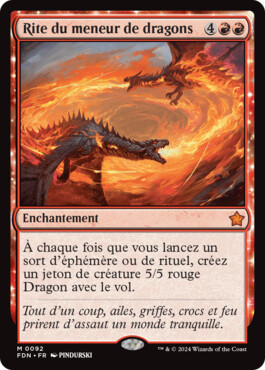 Rite du meneur de dragons - Fondations de Magic: The Gathering