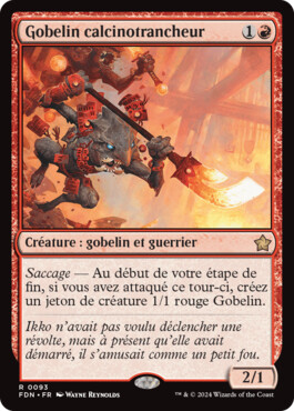 Gobelin calcinotrancheur - Fondations de Magic: The Gathering