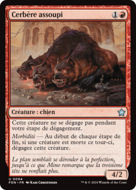 Cerbère assoupi - Fondations de Magic: The Gathering