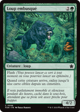 Loup embusqué - Fondations de Magic: The Gathering