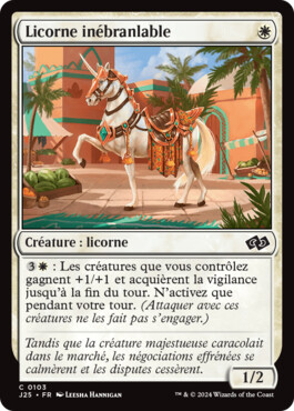 Licorne inébranlable - Jumpstart Fondations