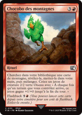 Chocobo des montagnes - Final Fantasy