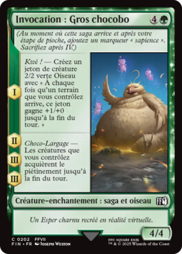 Invocation : Gros chocobo - Final Fantasy