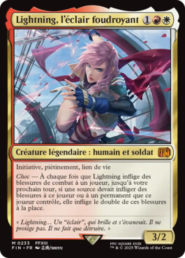 Lightning, l'éclair foudroyant - Final Fantasy
