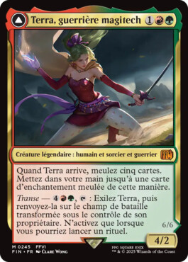 Terra, guerrière magitech -> Terra, héritière du sang des chimères - Final Fantasy