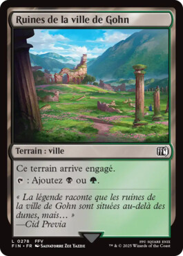 Ruines de la ville de Gohn - Final Fantasy