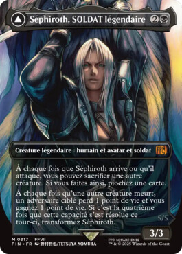 Séphiroth, SOLDAT légendaire -> Séphiroth, ange à une aile - Final Fantasy