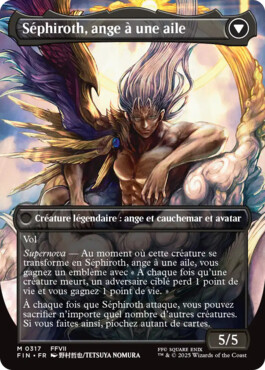 Séphiroth, ange à une aile - Final Fantasy
