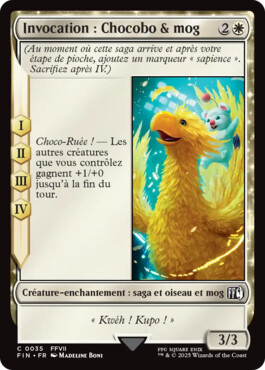 Invocation : Chocobo & mog - Final Fantasy