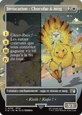 Invocation : Chocobo & mog - Final Fantasy