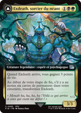 Exdeath, sorcier du néant -> Néo-Exdeath, instigateur du néant - Final Fantasy