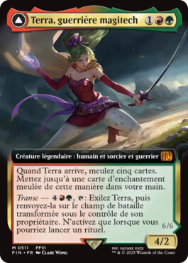 Terra, guerrière magitech -> Terra, héritière du sang des chimères - Final Fantasy
