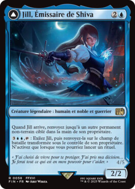 Jill, Émissaire de Shiva -> Shiva, Primordiale de la glace - Final Fantasy