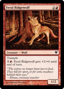 Loup sauvage des contreforts - Innistrad