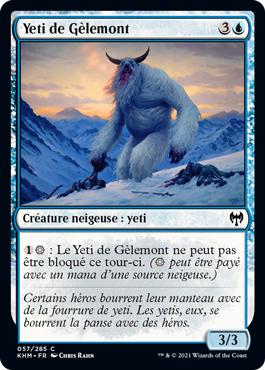 Yeti de Gèlemont - Kaldheim