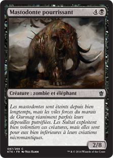 Mastodonte pourrissant - Les Khans de Tarkir