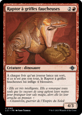 Raptor à griffes faucheuses - Les cavernes oubliées d'Ixalan