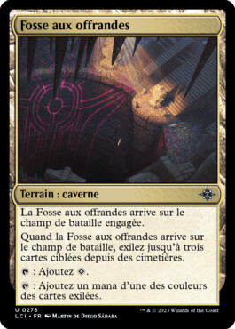 Fosse aux offrandes - Les cavernes oubliées d'Ixalan