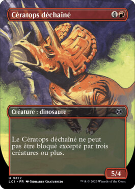 Cératops déchaîné - Les cavernes oubliées d'Ixalan