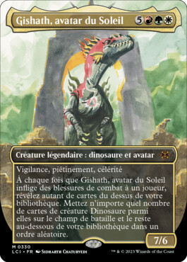 Gishath, avatar du Soleil - Les cavernes oubliées d'Ixalan