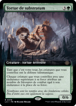 Tortue de substratum - Les cavernes oubliées d'Ixalan