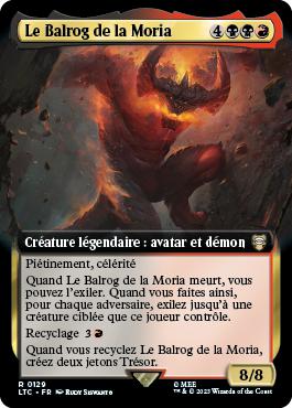 Le Balrog de la Moria - Le Seigneur des Anneaux : chroniques de la Terre du Milieu Commander