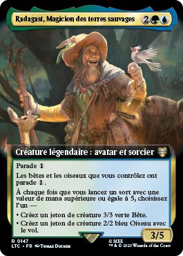 Radagast, Magicien des terres sauvages - Le Seigneur des Anneaux : chroniques de la Terre du Milieu Commander