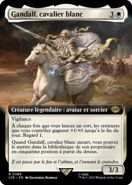 Gandalf, cavalier blanc - Le Seigneur des Anneaux : chroniques de la Terre du Milieu