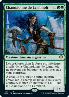 Championne de Lambholt - Commander Innistrad : Chasse de Minuit