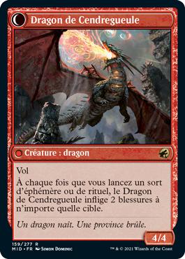 Dragon de Cendregueule - Innistrad : Chasse de Minuit