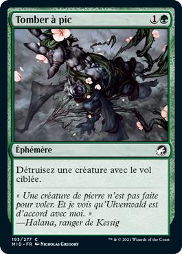 Tomber à pic - Innistrad : Chasse de Minuit