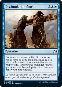 Dissimulation fourbe - Innistrad : Chasse de Minuit